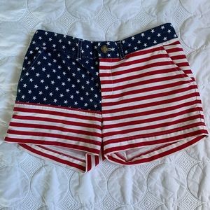 Miss mericas American flag shorts by Chubbies